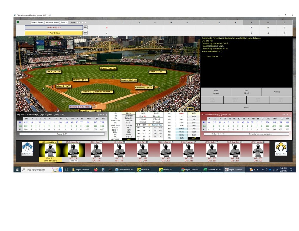 Statis Pro Advanced Baseball seasons for Digital Diamond Baseball (2023 Ready!)