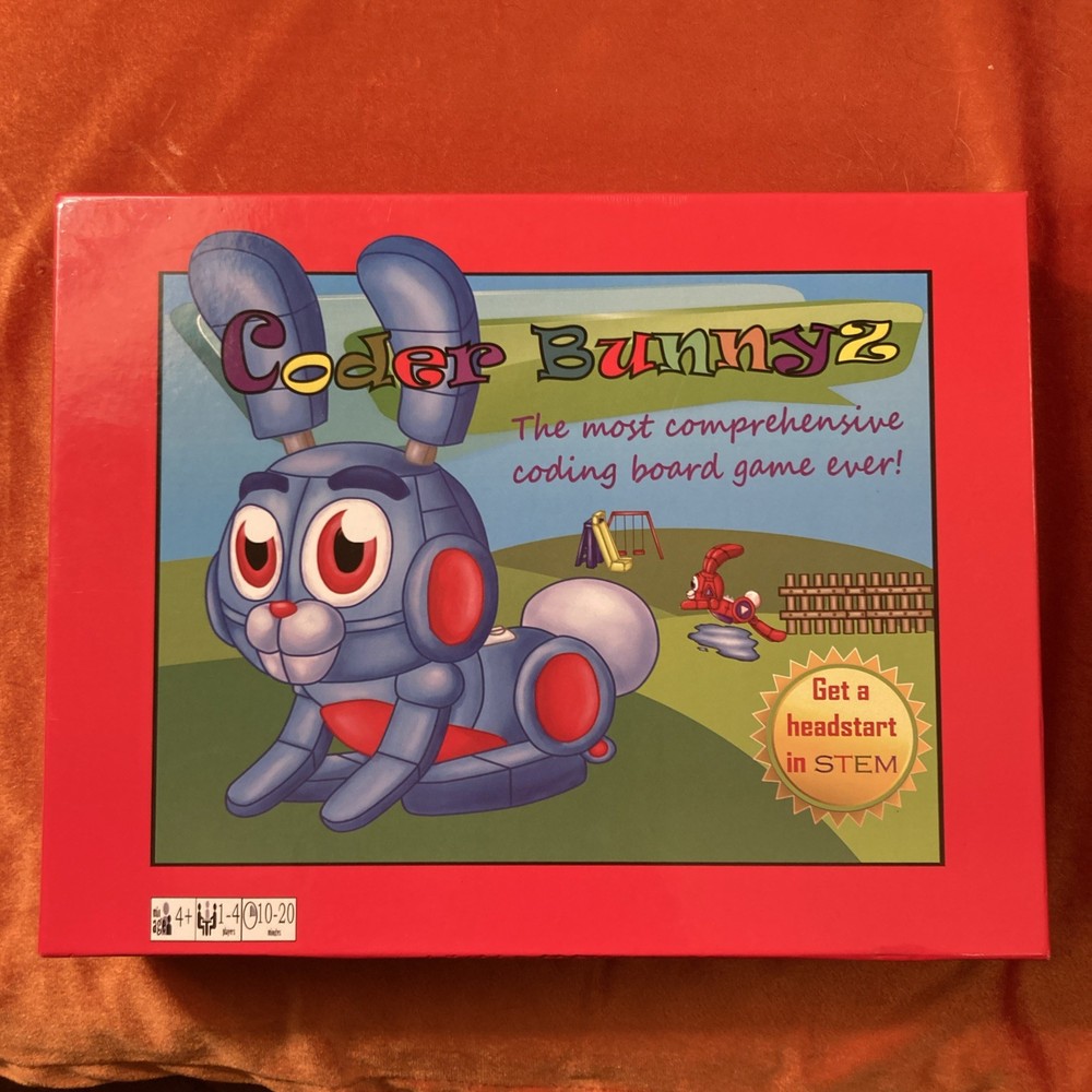 Coder Bunnyz -Coding Game Education Toy 4 Players STEM 1-4 Players 10-20 Minutes