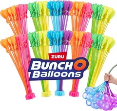 Bunch-O-Balloons Tropical Party 330+ Rapid-Filling Self-Sealing Water Balloons
