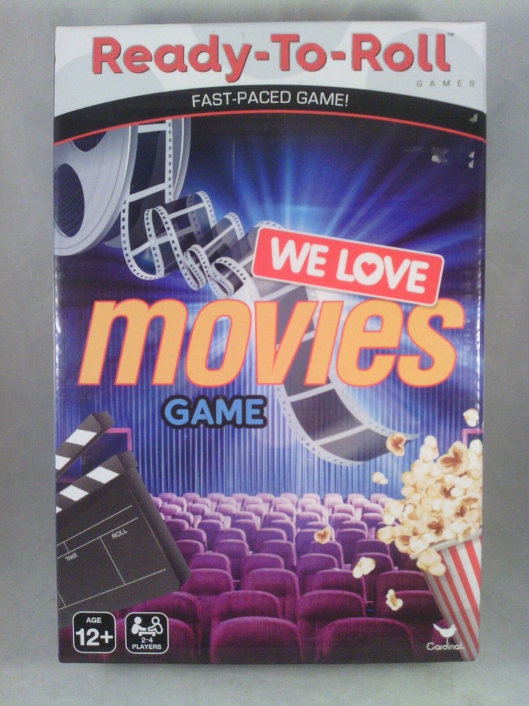 Cardinal Ready-To-Roll Fast-Paced Games We Love Movies Games -200 cards SEALED.