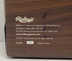 Ridley’s Games Room BACKGAMMON The Ancient Game Of Cunning Strategy New/Open-Box