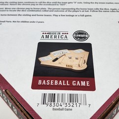 Across The Board Baseball Game Wooden Complete Made In USA Dr Toy Award 2007