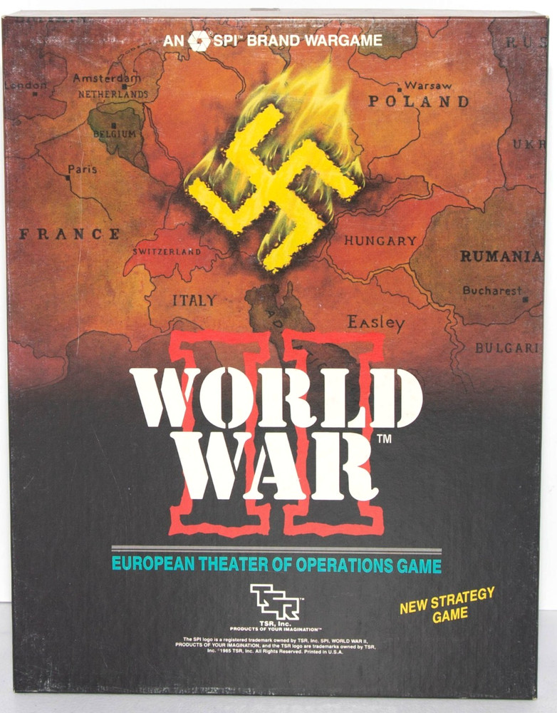 WORLD WAR II “European Theater Of Operations” – 1985 TSR – Unpunched/Unplayed