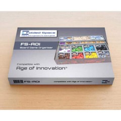 Folded Space Game Inserts for Age of Innovation Board Game Organized Setup
