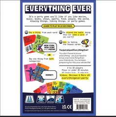 NIB! Sealed Everything Ever Party Game – Under 20 Minutes