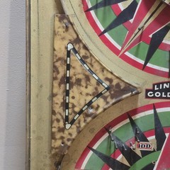 1934 Lindstrom’s Gold Star Marble Table Top Bagatelle Pinball Game