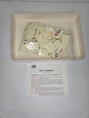 International Games UNO Dominos Tile Game Complete w/ Instructions 2-6 1986