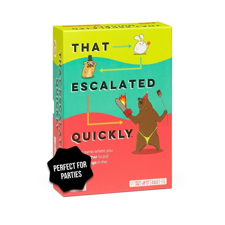 That Escalated Quickly Party Card Game by Exploding Kittens 2-8 Players NEW