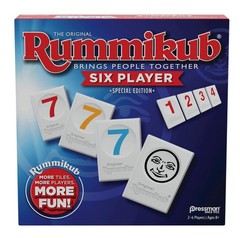 Rummikub Six Player Edition – The ca. 6.35 cm x 26.67 x cm, Blue