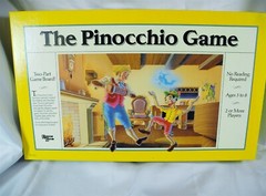 The Pinocchio Game University Games 1990 Board Game Ages 3-8 Made in USA UG 1252