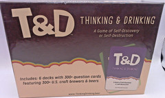 “T & D” – Thinking & Drinking Game of Self -Discovery or Self-Destriction, 2017