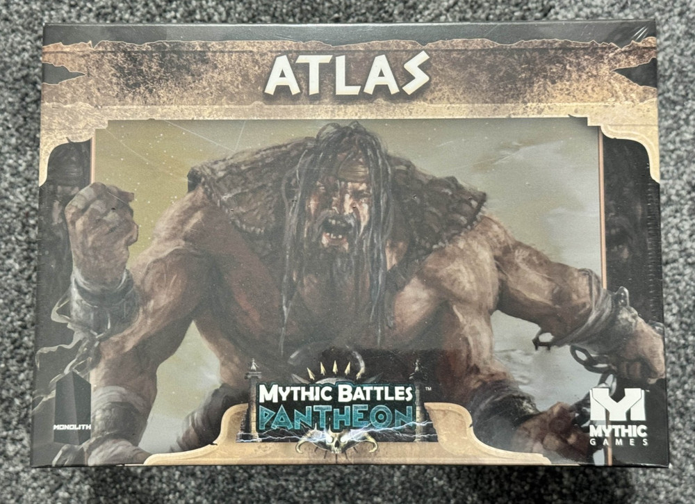Mythic Battles Pantheon – Atlas – Kickstarter Exclusive (New Sealed) No Cards