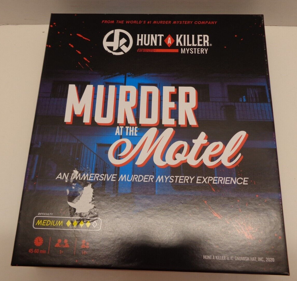 Hunt A Killer Murder at The Motel Mystery Game, An Immersive Murder Mystery Exp.