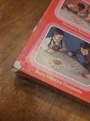 Vintage 1981 Stawberry Shortcake Game Basket Four “Berry” Fun Games Parker Bros