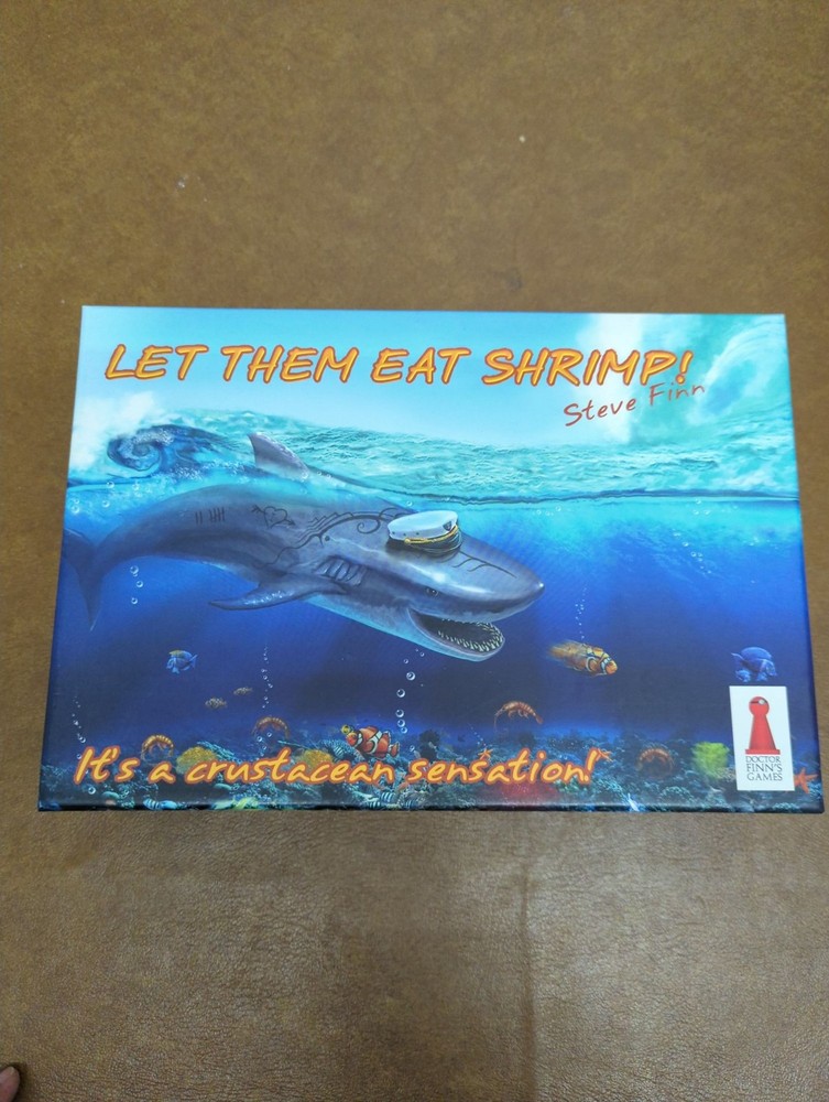 Let Them Eat Shrimp Board Game By Steve Finn 2-5 Players Ages 6+ 20-30 Minutes G