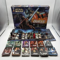Star Wars Epic Duels Board Game 2002 w/ Figures 370/372 Cards Read