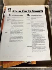 1960s Flannel Board Fractional Pizza Party Game Educational Math Fractions