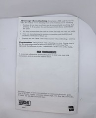 1999 Risk The Game Of Global Domination Instruction Manual Only