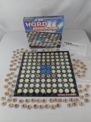 Word Search Board Game by Pressman Wooden Tiles Ages 8+ Pre-owned