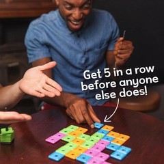 Family-Friendly Tile Game: Multicolored, Waterproof, Perfect for Traveling