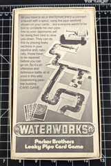 VINTAGE Water Works 1972 COMPLETE Parker Brothers Leaky Pipe Card Game Manual