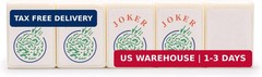 Yellow Mountain Imports American Mahjong Joker Tile Decal Stickers, Set of 8