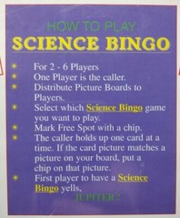 💥Vintage Science Bingo Lucy Hammett’s #2177 Family Educational Game New Sealed