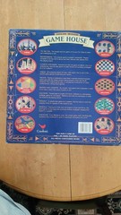 Vintage Multiple Classic Ten Games Solid Wood Boards “Game House”