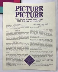 1992 Picture Picture Board Game by Golden Complete in Very Good Cond FREE SHIP