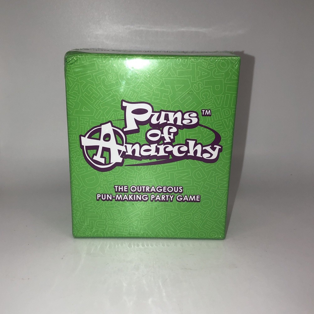 Puns of Anarchy The Outrageous Pun Making Party Game New Sealed Ages 15+