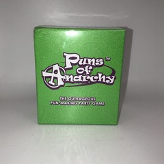 Puns of Anarchy The Outrageous Pun Making Party Game New Sealed Ages 15+
