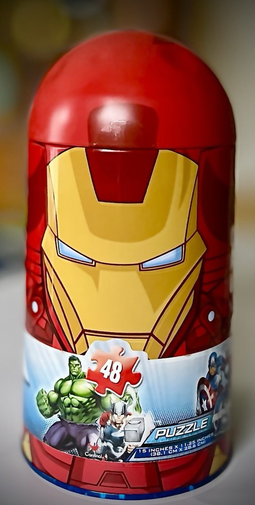 AVNEGERS IRON MAN 48 Pcs Jigsaw Puzzle HULK New COLLECTIBLE Tin MARVEL superhero