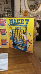 Vintage 1999 Pressman MAKE 7 Tile Board Game Complete Nice Condition