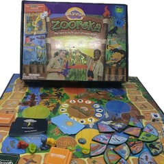 Zooreka Board Game COMPLETE Cranium 2006 Family Kids Animals Safari Zoo