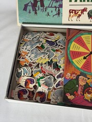 MacDonald’s Farm Board Game Animals Farm Spinner Vtg 1965 County Fair Selchow