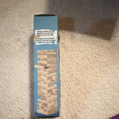 Greenbrier Tumbling Tower Stacking Game Wooden Blocks 72pc 2-4 Players Ages 6+