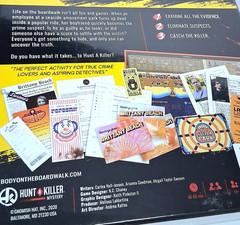 Murder Mystery Game Hunt a Killer Body on the Boardwalk Crime Investigation Play