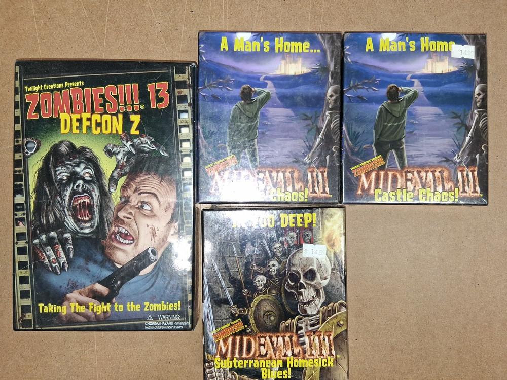 Twilight Creations Zombies!! Expansion Lot Of 4 *Sealed*