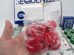 SEQUENCE Giant Game Edition Cushioned Mat Cards Oversize Chips Complete