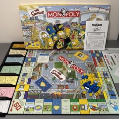 Monopoly The Simpsons Board Game 2001 Preowned Complete
