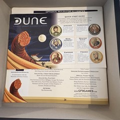 Dune Board Game by Jack Kittredge 2019 Untested As Is – Unsure If Complete