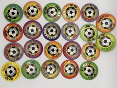 Pogs and slammers lot, Soccer, Fireworks and more.