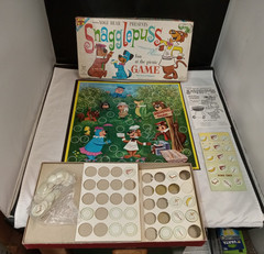 1961 Transogram Yogi Bear Presents Snagglepuss Fun At The Picnic Game Complete