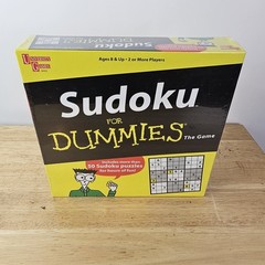 University Games Unisex One Size Board Game Sudoku For Dummies Family Fun Game