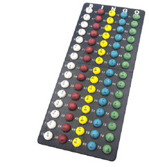 3/5 Inch Bingo Balls – Easy-to-Read – 75 Pieces – Perfect for Parties, Raffles