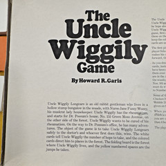 Vintage The Uncle Wiggly Board 1967 Pre-owned Classic Game