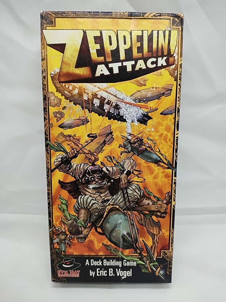 *New Open Box* Evil Hat Productions Zeppelin Attack Deck Building Game Complete