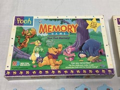 Vintage Winnie The Pooh 1996 Memory Game 100% Complete Milton Bradley Ages 3-6