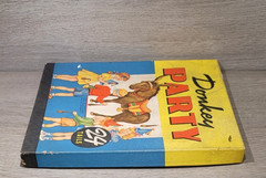 Vintage 1940s Donkey Party Pin The Tail Whitman Pub Complete