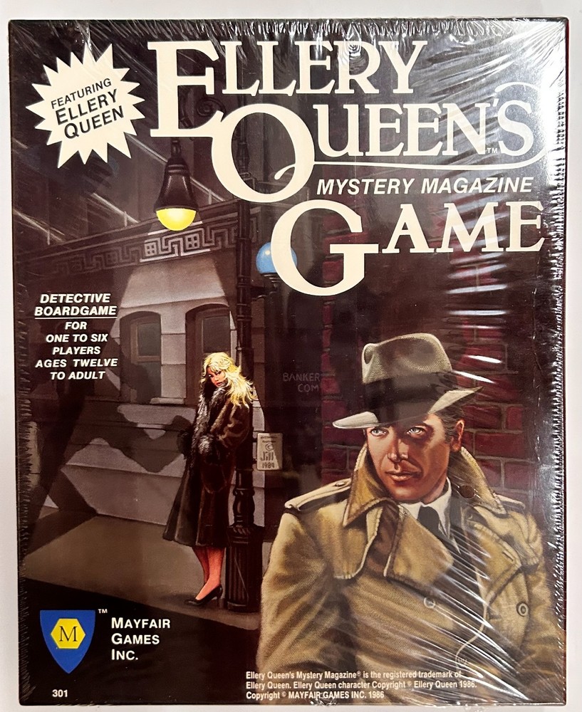 Mayfair Games Ellery Queen’s Mystery Magazine Game with 2 Supplement NEW